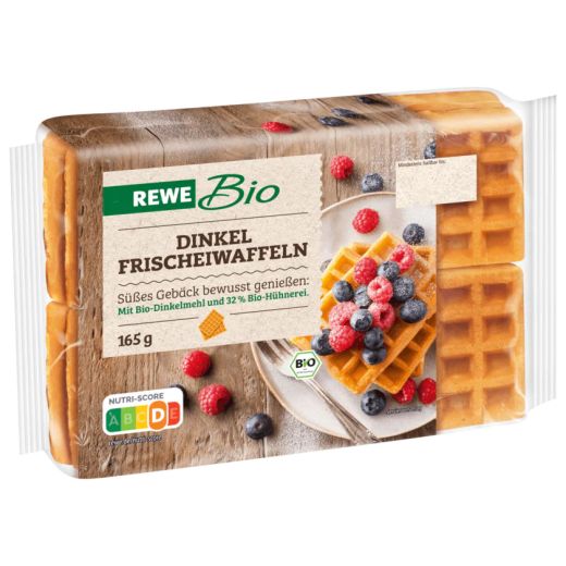 REWE Bio Dinkel Frischeiwaffel