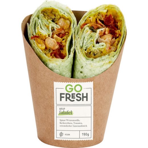 GO FRESH Wrap Gelbe Linsen &amp; Falafel