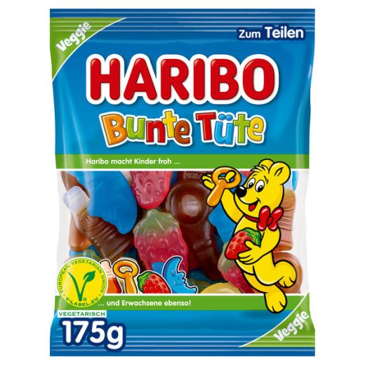 Haribo Bunte Tüte, vegetarisch