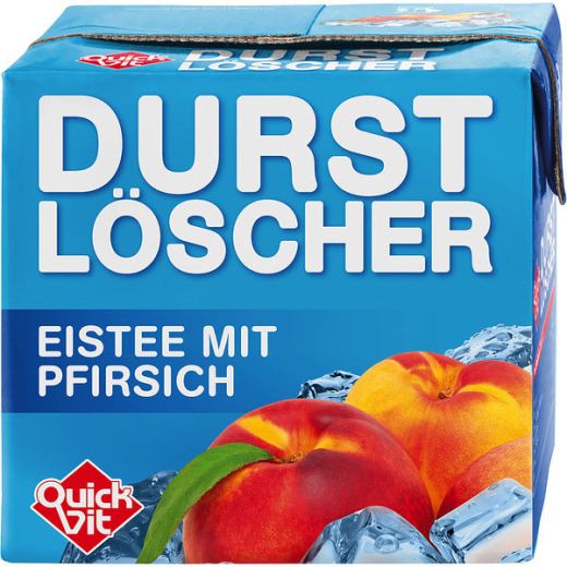 Durstlöscher Eistee Pfirsich vegan